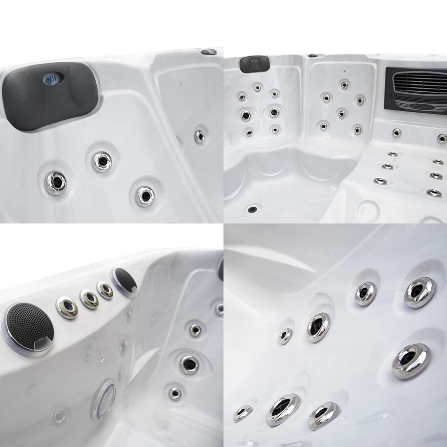 Premium 6 Person Outdoor Massage Tub factory